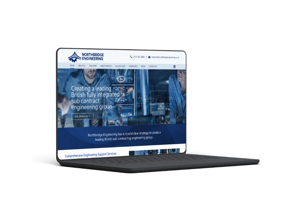 Homepage footer of the Northbridge Engineering website